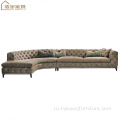роскошный диван честерфилд американский комплект для гостиной современный